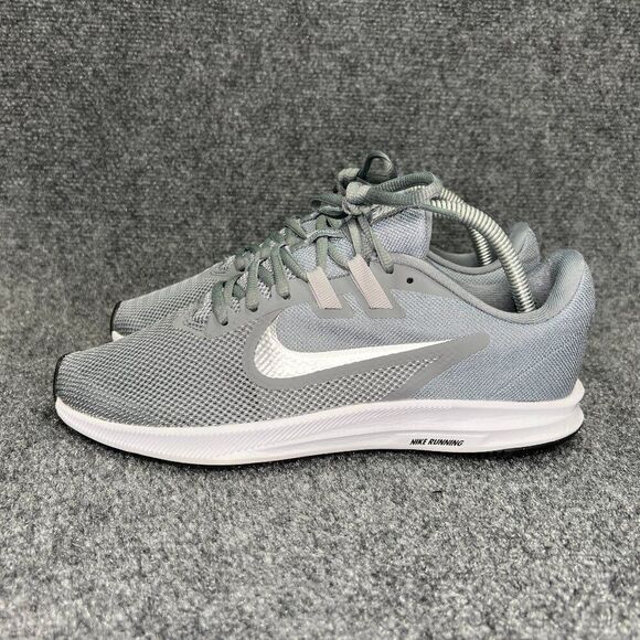 Nike Downshifter 9 Running Shoes Women's 8.5 Cool Grey Athletic Training Sneaker - Picture 5 of 13